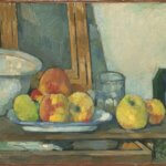 paul cezanne natura morta con cassetto aperto