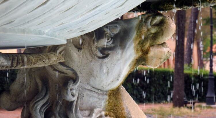 roma villa borghese fontana dei cavalli marini