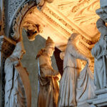 Pavia Arca di Sant'Agostino Morte del Santo chiesa di san pietro in ciel d'oro