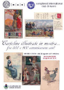 cartoline illustrate museo ciusa nuoro soroptimist