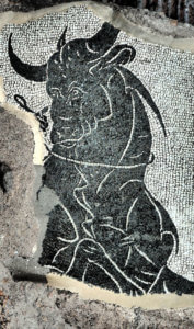 terme di caracalla mosaici toro