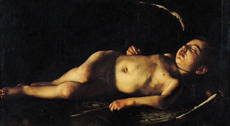 caravaggio amorino dormiente