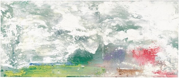 Helen Frankenthaler Maelstrom, 1992, acrilico su tela, 118.1 x 272.9 cm (46 1/2 x 107 7/16 inches)