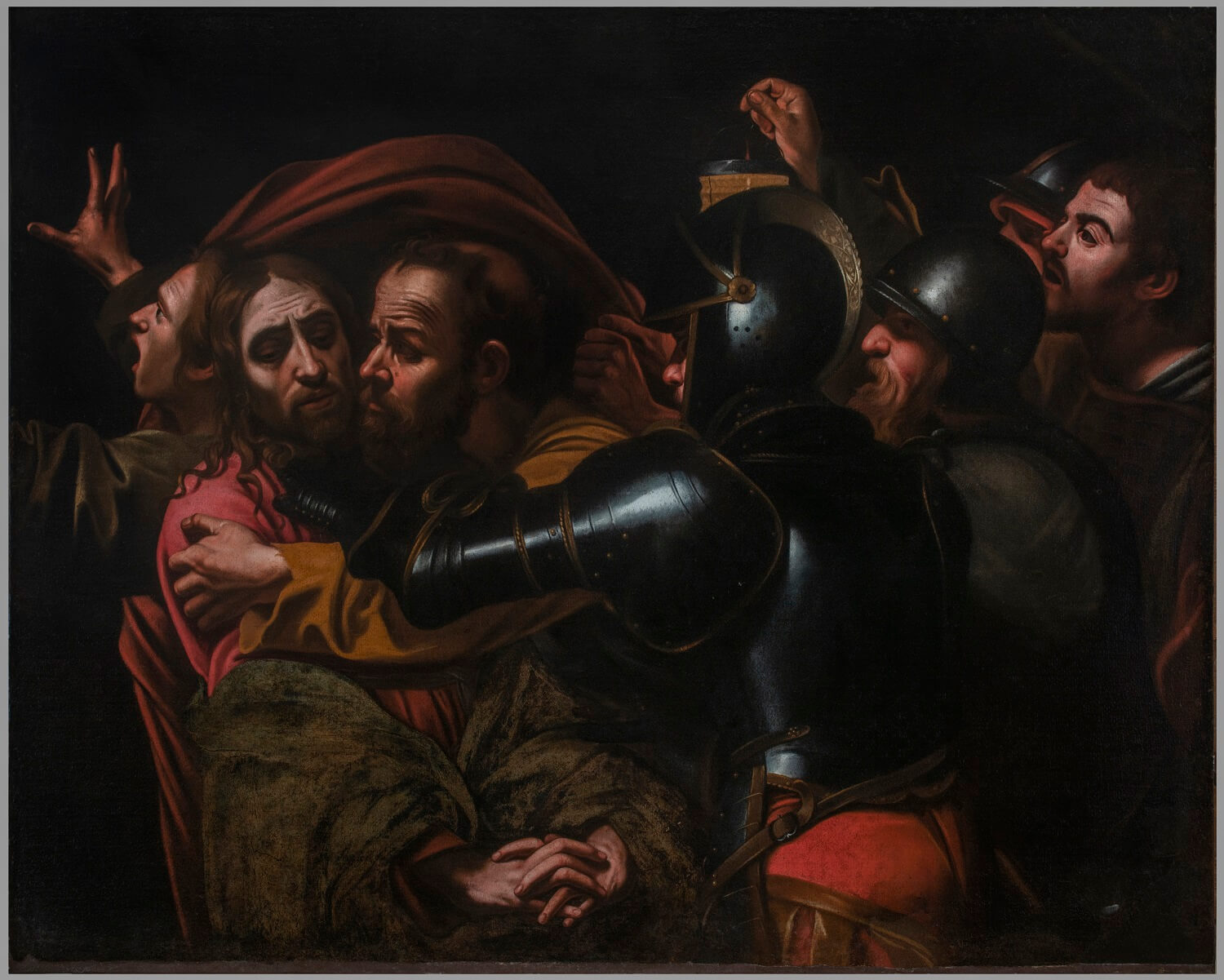 caravaggio cattura di cristo palazzo pitti