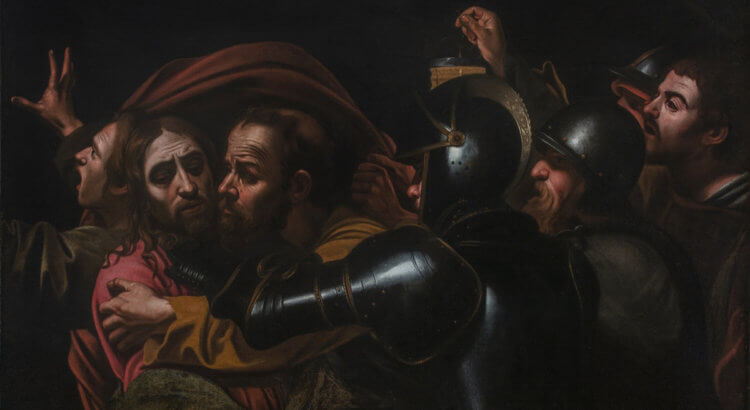caravaggio cattura di cristo palazzo pitti
