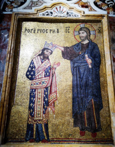 palermo chiesa martorana mosaici incoronazione re ruggero