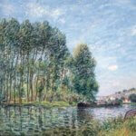 Alfred Sisley - Tournant du Loing a Moret