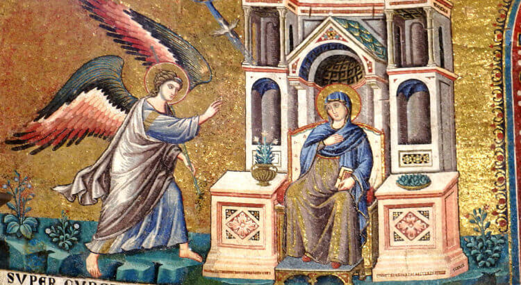 pietro cavallini mosaico santa maria in trastevere