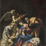 Orazio Borgianni Sacra Famiglia con Sant'Elisabetta San Giovannino e un angelo