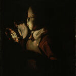 Georges de La Tour Giovane che soffia su un tizzone