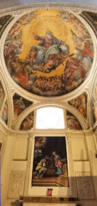 san francesco a ripa cappella annunciazione affreschi giovan battista ricci