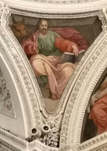 san francesco a ripa cappella annunciazione affreschi giovan battista ricci