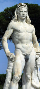 statue stadio dei marmi ercole roma