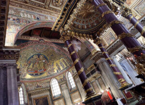 santa maria maggiore mosaici abside