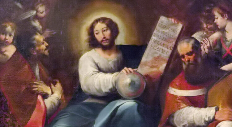 antiveduto grammatica Cristo tra i Santi Stanislao, Adalberto e Giacinto