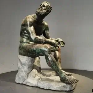 statua pugilatore in riposo museo nazionale romano